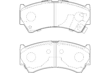 Комплект тормозных колодок WAGNER WBP23795A