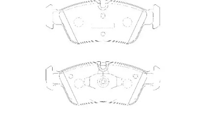 Комплект тормозных колодок, дисковый тормоз WAGNER WBP23935A