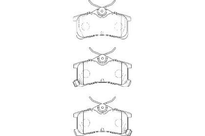 Комплект тормозных колодок WAGNER WBP24013A
