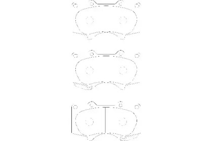 Комплект тормозных колодок WAGNER WBP24024A