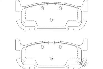 Комплект тормозных колодок WAGNER WBP24029A