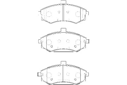 Комплект тормозных колодок WAGNER WBP24031A