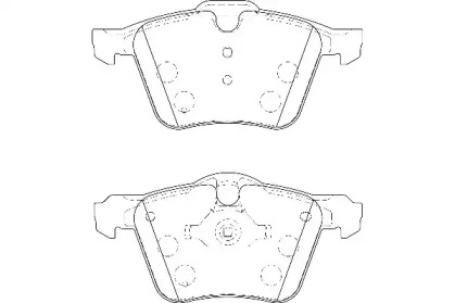 Комплект тормозных колодок WAGNER WBP24142A