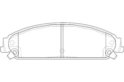 Комплект тормозных колодок WAGNER WBP24164A