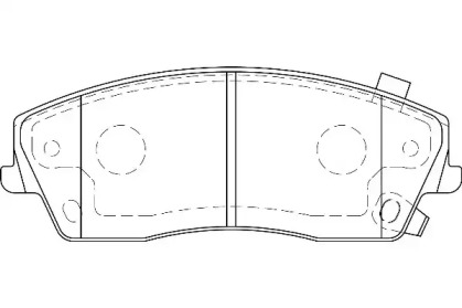 Комплект тормозных колодок WAGNER WBP24166A