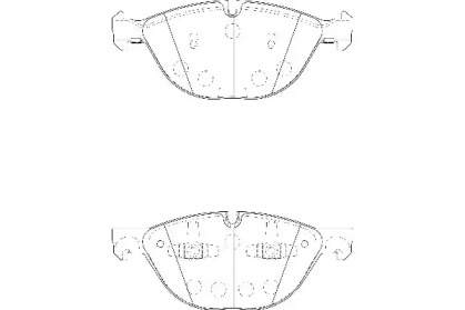 Комплект тормозных колодок WAGNER WBP24172A