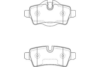 Комплект тормозных колодок WAGNER WBP24289A