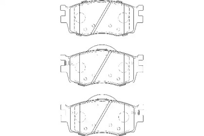 Комплект тормозных колодок WAGNER WBP24317A
