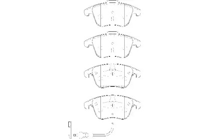 Комплект тормозных колодок WAGNER WBP24333A