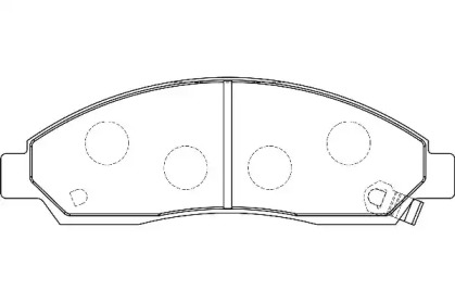 Комплект тормозных колодок WAGNER WBP24370A