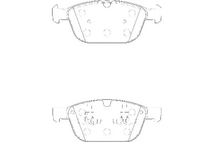 Комплект тормозных колодок WAGNER WBP24399A