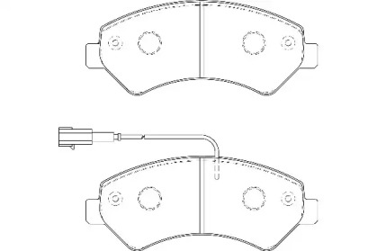 Комплект тормозных колодок WAGNER WBP24466A