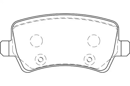Комплект тормозных колодок WAGNER WBP24496A