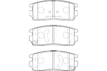 Комплект тормозных колодок WAGNER WBP24498A