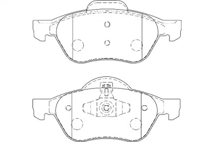 Комплект тормозных колодок WAGNER WBP24535A