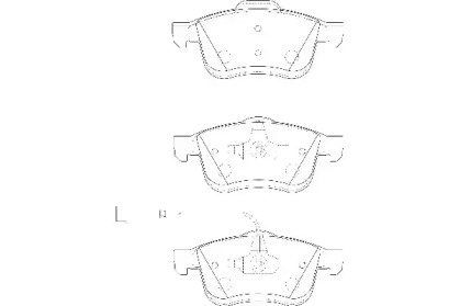 Комплект тормозных колодок WAGNER WBP24727A