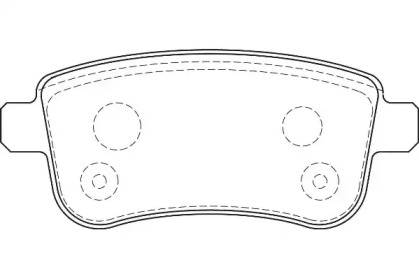 Комплект тормозных колодок WAGNER WBP24820A