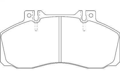 Комплект тормозных колодок WAGNER WBP29835A