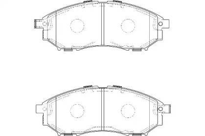 Комплект тормозных колодок WAGNER WBP80001A