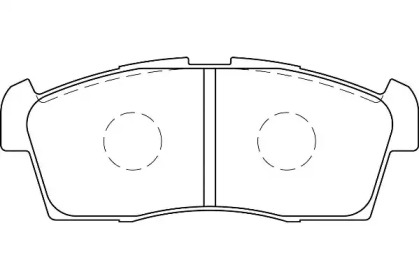 Комплект тормозных колодок WAGNER WBP80002A
