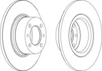 Тормозной диск WAGNER WGR0035-1