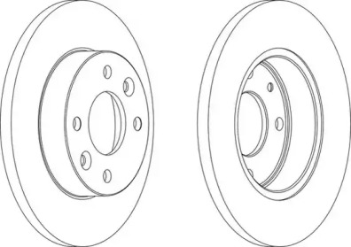 Тормозной диск WAGNER WGR0055-1