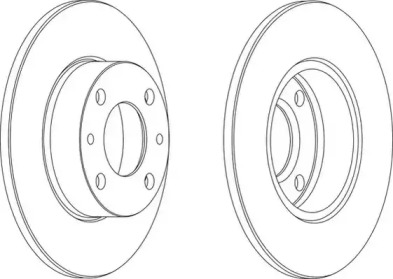 Тормозной диск WAGNER WGR0083-1