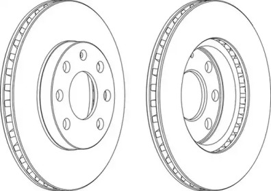 Тормозной диск WAGNER WGR0151-1