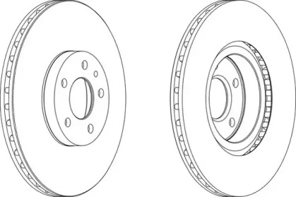 Тормозной диск WAGNER WGR0156-1