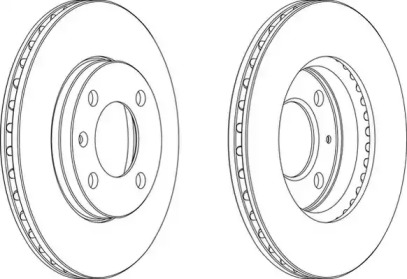 Тормозной диск WAGNER WGR0175-1