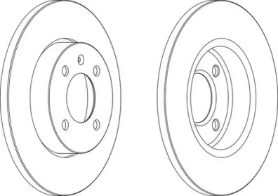 Тормозной диск WAGNER WGR0205-1