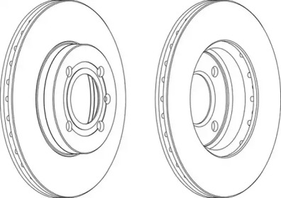 Тормозной диск WAGNER WGR0207-1
