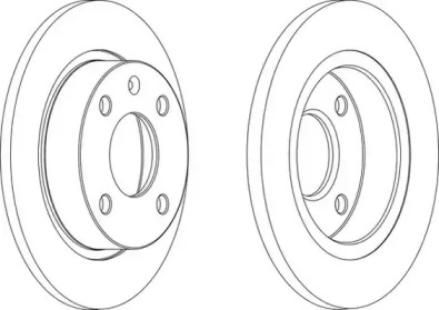 Тормозной диск WAGNER WGR0208-1
