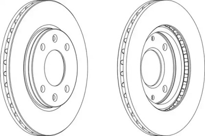 Тормозной диск WAGNER WGR0214-1