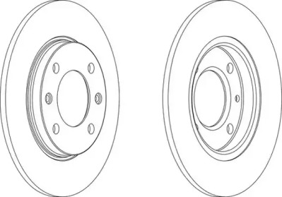 Тормозной диск WAGNER WGR0244-1