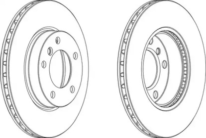 Тормозной диск WAGNER WGR0258-1