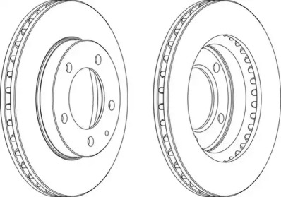 Тормозной диск WAGNER WGR0496-1