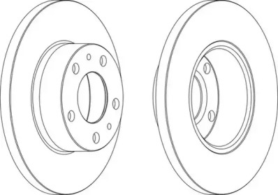 Тормозной диск WAGNER WGR0758-1