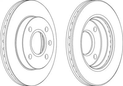 Тормозной диск WAGNER WGR0766-1