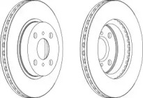 Тормозной диск WAGNER WGR0794-1