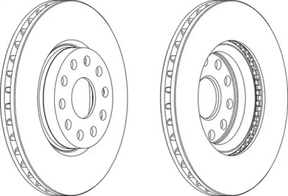 Тормозной диск WAGNER WGR0802-1