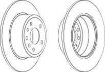 Тормозной диск WAGNER WGR0811-1