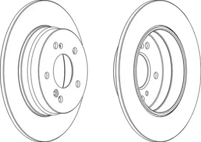 Тормозной диск WAGNER WGR0819-1