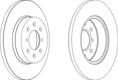 Тормозной диск WAGNER WGR0872-1