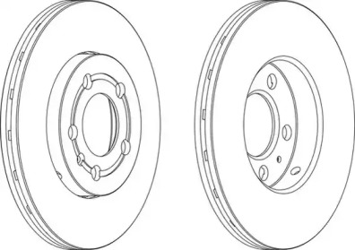 Тормозной диск WAGNER WGR0927-1
