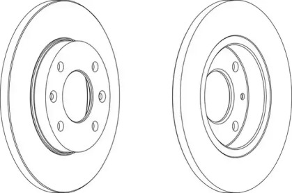 Тормозной диск WAGNER WGR0995-1