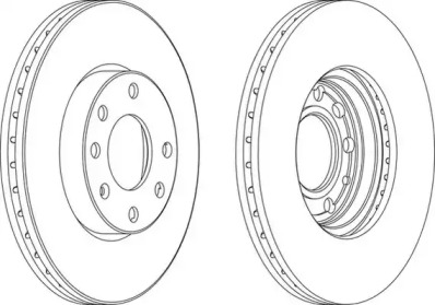 Тормозной диск WAGNER WGR1041-1