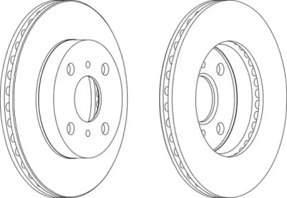 Тормозной диск WAGNER WGR1084-1