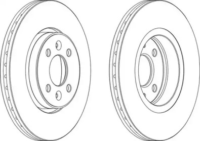 Тормозной диск WAGNER WGR1124-1