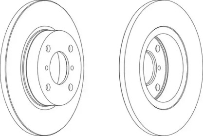 Тормозной диск WAGNER WGR1148-1